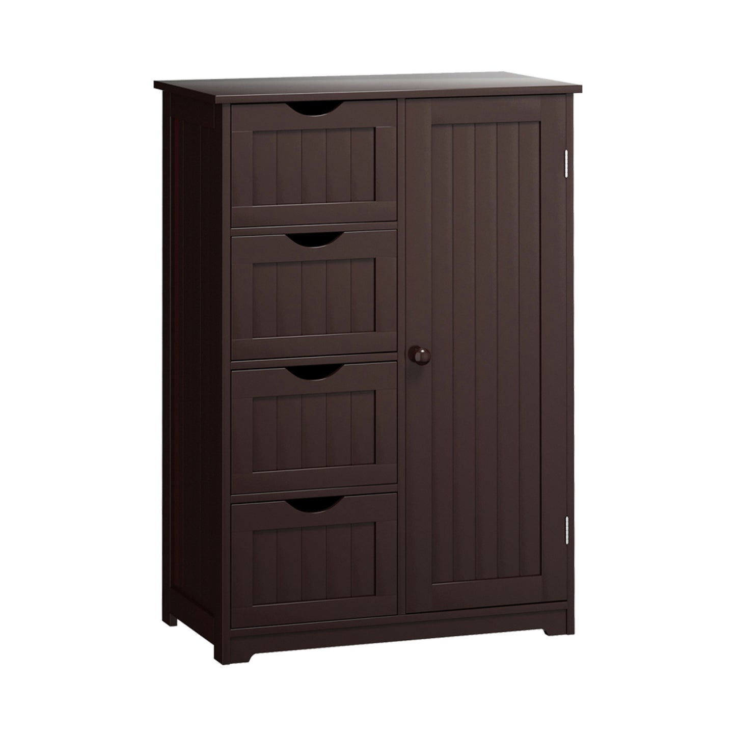 4 Drawer Wooden Standing Storage Cabinet