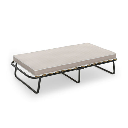 Compact Twin Folding Guest Bed with Memory Foam Mattress - Made in Italy