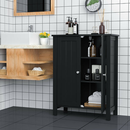 3 Tier 2-Door Bathroom Storage Cabinet Space Saver