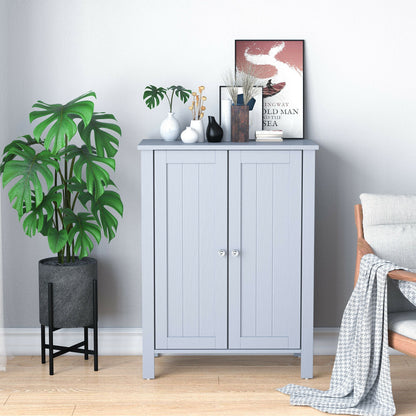 3 Tier 2-Door Bathroom Storage Cabinet Space Saver