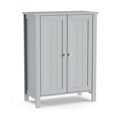 3 Tier 2-Door Bathroom Storage Cabinet Space Saver