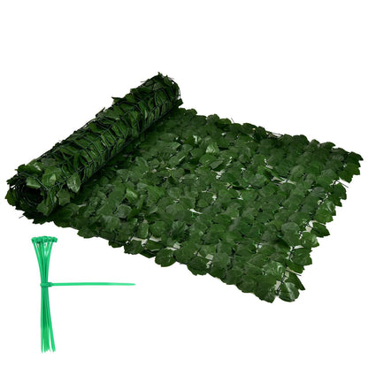 Realistic Maple Leaf Artificial Hedge – 118" x 39.4" Privacy & Decor Fence