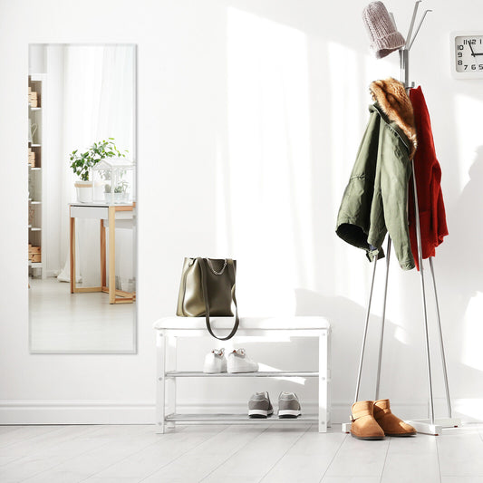 43 x 15 Inch Frameless Full-Length Wall Mirror with Clear Imaging and Explosion-Proof Film