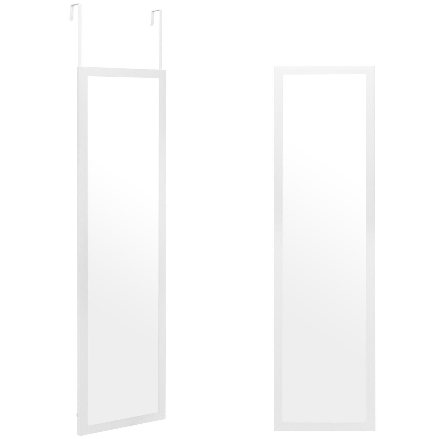 43 x 15 Inch Frameless Full-Length Wall Mirror with Clear Imaging and Explosion-Proof Film