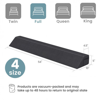 Multi-Purpose Bed Wedge Pillow with Convenient Storage Pocket