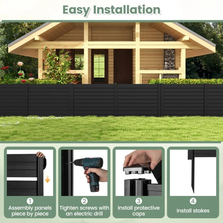Premium PVC Privacy Fence Panels – Durable & Weather-Resistant with 20 Inch Stakes