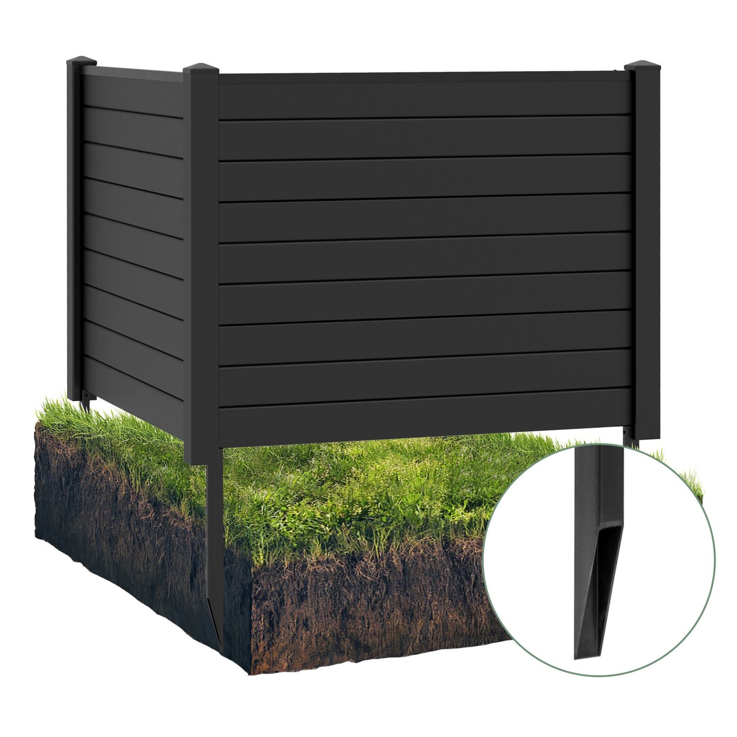 Premium PVC Privacy Fence Panels – Durable & Weather-Resistant with 20 Inch Stakes