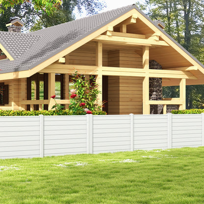 Premium PVC Privacy Fence Panels – Durable & Weather-Resistant with 20 Inch Stakes