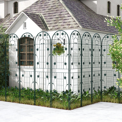 2 Pack Decorative Metal Garden Trellis – Sturdy, Rustproof Support for Climbing Plants