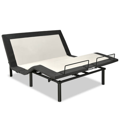 Twin Size Adjustable Electric Bed Frame with Massage Function & Customizable Positions