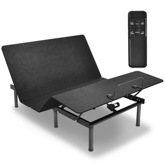 Adjustable Bed Frame with Wireless Remote and USB Ports - Queen Size