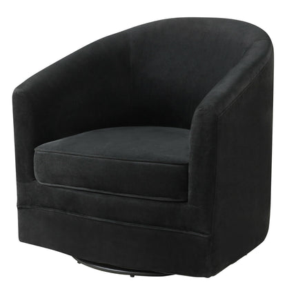 360 Degree Swivel Accent Chair with Metal Base