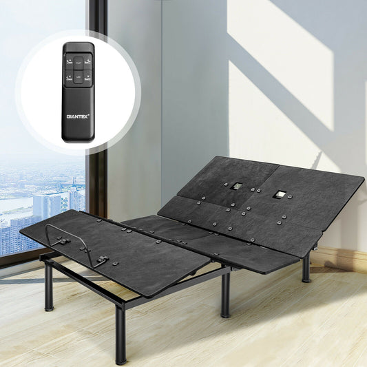 Ergonomic Adjustable Bed Base with Head and Foot Incline for Comfort - Queen Size