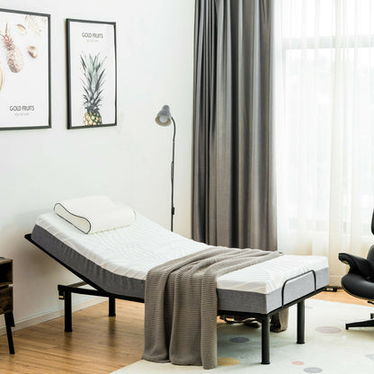 Ergonomic Adjustable Bed Base with Head and Foot Incline for Comfort - Twin XL