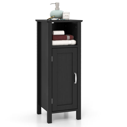 2-Tier Bathroom Storage Cabinet with Adjustable Shelves