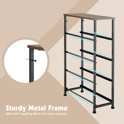 Slim 4 Drawer Fabric Dresser with Metal Frame, Narrow Vertical Storage Tower for Small Spaces