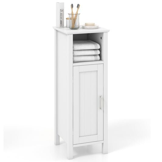 2-Tier Bathroom Storage Cabinet with Adjustable Shelves
