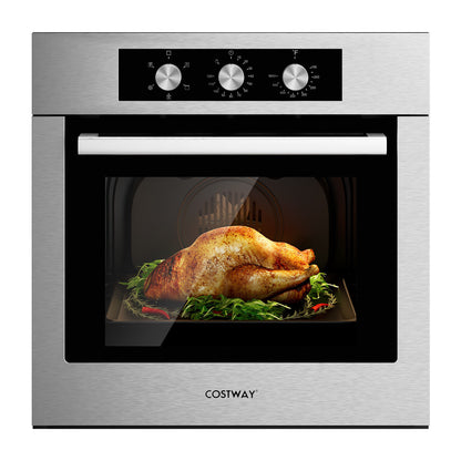 24 Inch 2.47 Cu. Ft. Single Wall Oven with 5 Cooking Functions