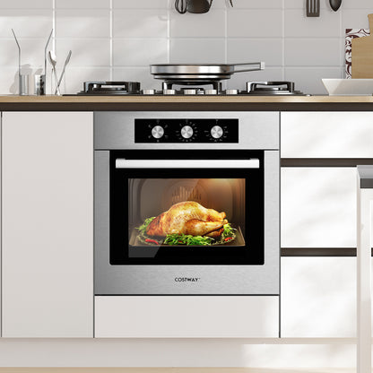 24 Inch 2.47 Cu. Ft. Single Wall Oven with 5 Cooking Functions