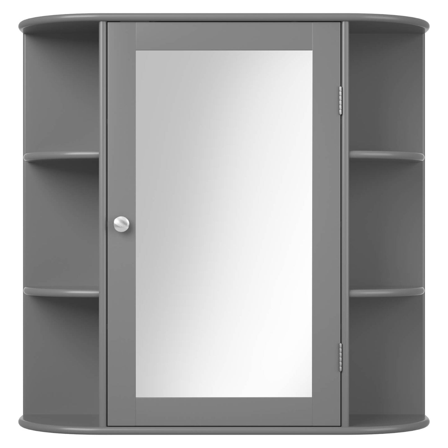 Wall-Mounted Bathroom Cabinet with Mirror, Adjustable Shelves & Ample Storage