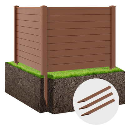 Premium PVC Privacy Fence Panels – Durable & Weather-Resistant with 20 Inch Stakes