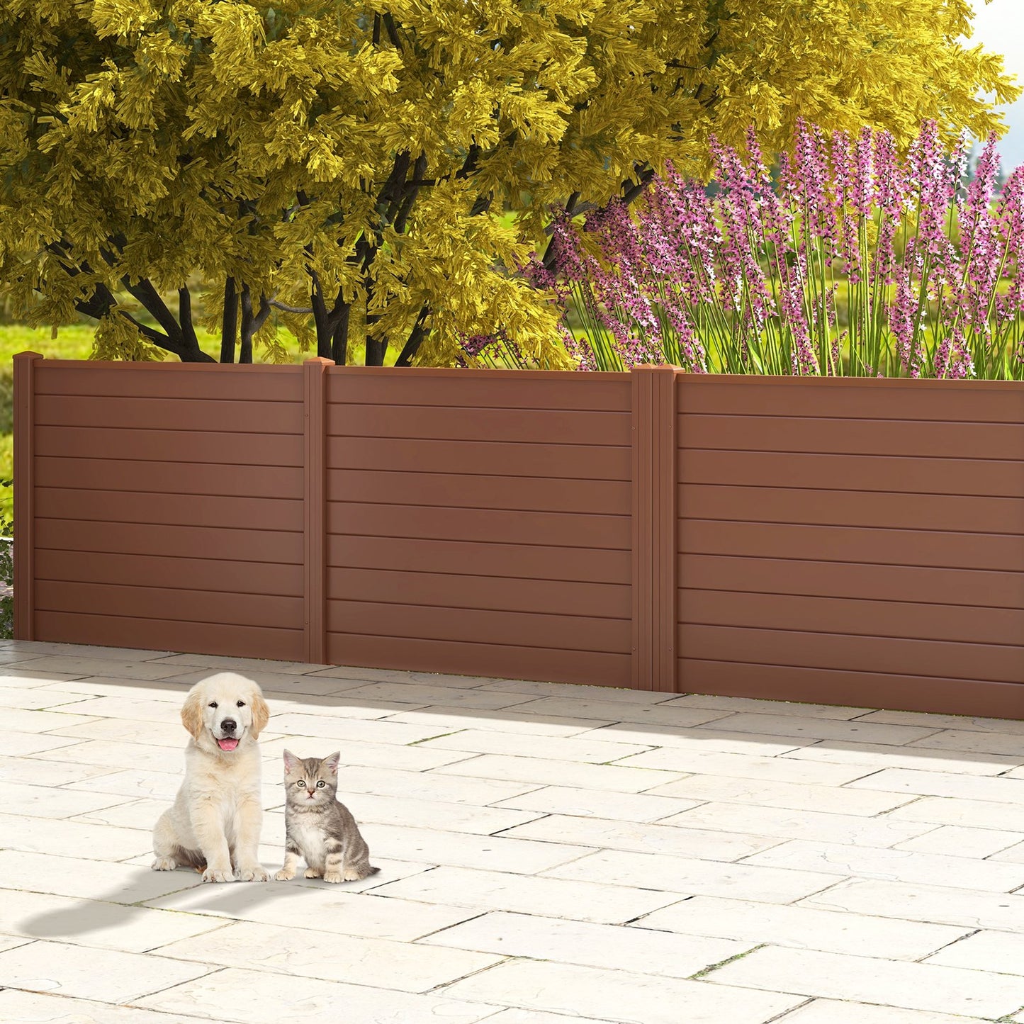Premium PVC Privacy Fence Panels – Durable & Weather-Resistant with 20 Inch Stakes