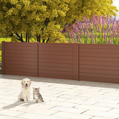Premium PVC Privacy Fence Panels – Durable & Weather-Resistant with 20 Inch Stakes