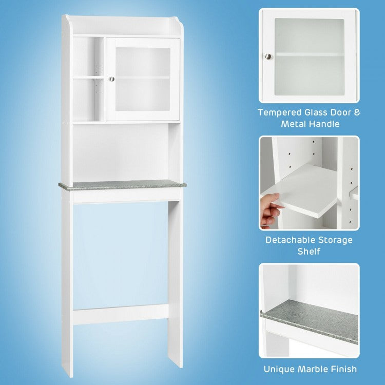 Compact Over-the-Toilet Storage Cabinet