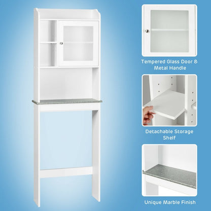 Compact Over-the-Toilet Storage Cabinet