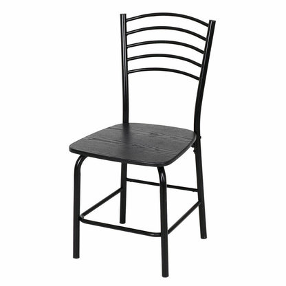 Elegant 5-Piece Solid Wood Rectangular Dining Table and Chair Set