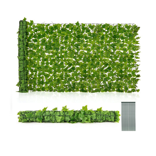 120 x 40 Inch Artificial Ivy Privacy Fence – Lifelike Faux Ivy Vines for Indoor & Outdoor Use