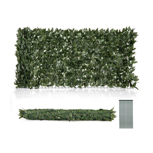 Premium Artificial Lily Leaf Privacy Screen for Garden, Balcony & Outdoor Spaces