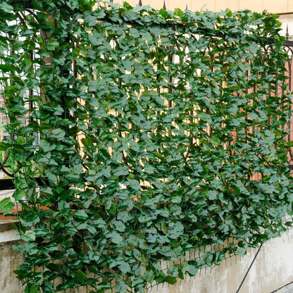 Faux Ivy Privacy Fence Screen – Realistic Greenery for Indoor & Outdoor Use