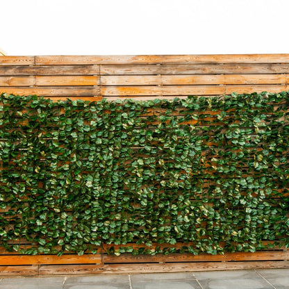 Faux Ivy Privacy Fence Screen – Realistic Greenery for Indoor & Outdoor Use