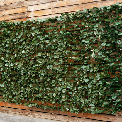 Faux Ivy Privacy Fence Screen – Realistic Greenery for Indoor & Outdoor Use