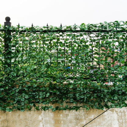 Faux Ivy Privacy Fence Screen – Realistic Greenery for Indoor & Outdoor Use
