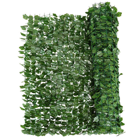 Faux Ivy Privacy Fence Screen – Realistic Greenery for Indoor & Outdoor Use