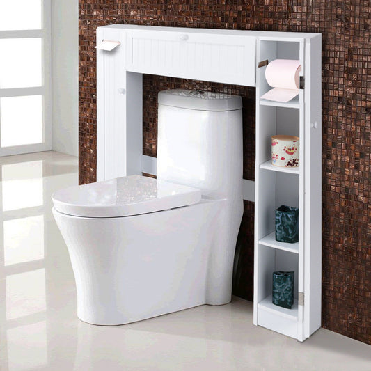 Over-the-Toilet Wooden Storage Cabinet