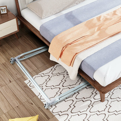 Adjustable Extendable Foldable Heavy-Duty Garment Rack with Hanging Rod and Wheels for Easy Mobility