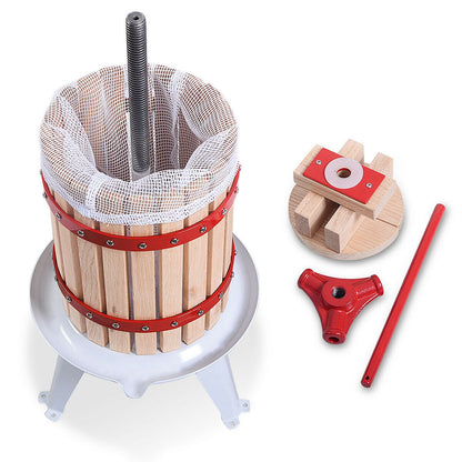 1.6 Gallon Fruit and Wine Press – Perfect for Cider and Juice Making
