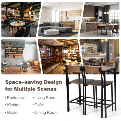 Collage of various indoor settings with furniture, including a restaurant, living room, kitchen, cafe, and dining room, promoting space-saving design.