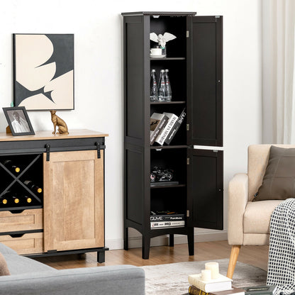 Multi Functional Freestanding Storage Cabinet for Bathroom, Kitchen, and Living Room
