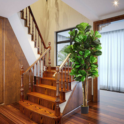 6 Foot Artificial Indoor/Outdoor Decorative Tree with Lush Greenery