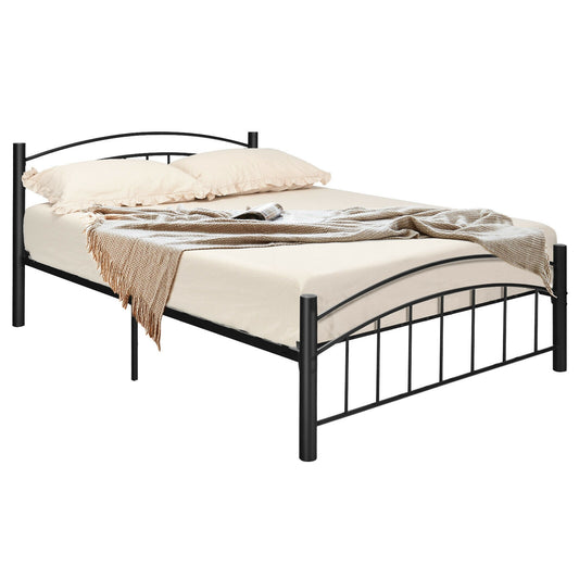 Elegant Platform Bed with Headboard and Footboard – Full Size