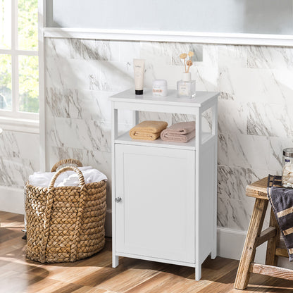 Multifunctional Floor Cabinet Storage Rack with Adjustable Shelves and Organizer Stand