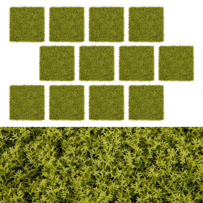 12 Pack 20x20 Inch Artificial Grass Wall Panels – Perfect for Garden, Yard, and Balcony Privacy