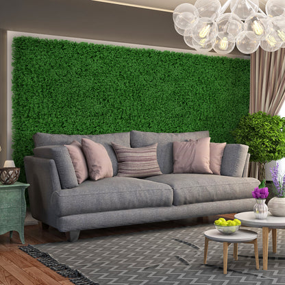 12 Pack 20x20 Inch Artificial Grass Wall Panels – Perfect for Garden, Yard, and Balcony Privacy