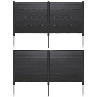 HDPE Outdoor Privacy Fence Screen with 5 Ground Stakes – Perfect for Garden, Yard, and Patio