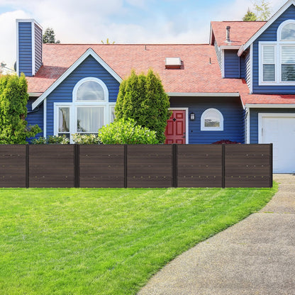 HDPE Outdoor Privacy Fence Screen with 5 Ground Stakes – Perfect for Garden, Yard, and Patio