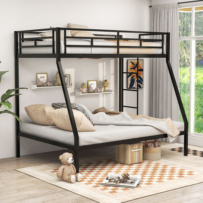 Space-Saving Metal Bed Frame for Teens and Adults, Noise-Free, No Box Spring Required - Black
